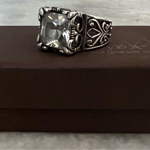 Silpada R0981 Uptown CZ Ring Size 8 With Box